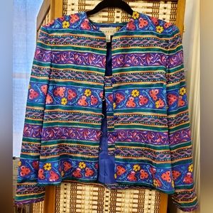 Colorful designer blazer